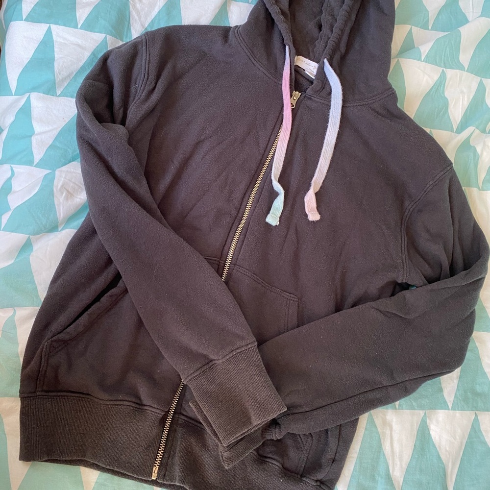 Peloton Spiritual Gangster S black zip up hoodie